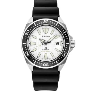 Seiko 44MM Prospex White Dial Automatic Diver's Watch in Stainless Steel