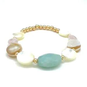 Silver Girl Multi Stone Bracelet