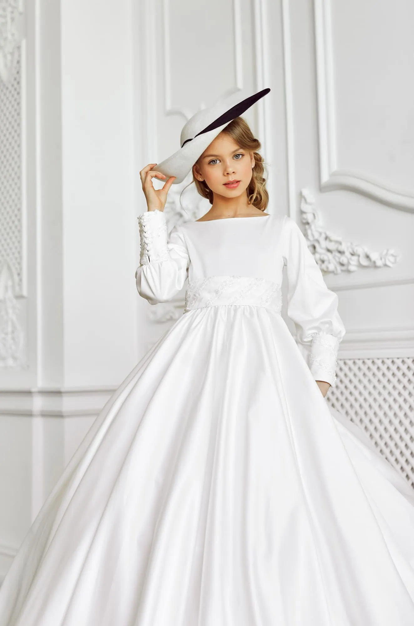 Silvia Catholic First Communion dress