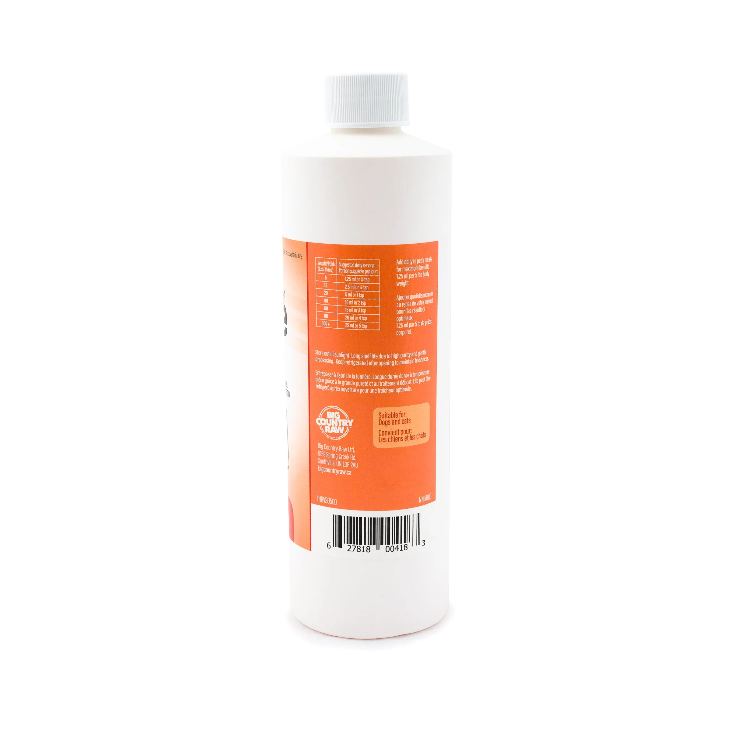 SPECIAL ORDER Big Country Raw Thrive Salmon Oil - 500ml