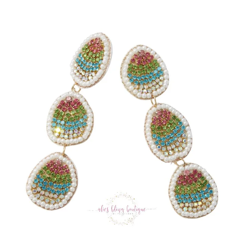 Springtime Sparkles - Multi Easter Earrings