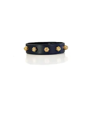 Stacking Stud Bracelet, Navy