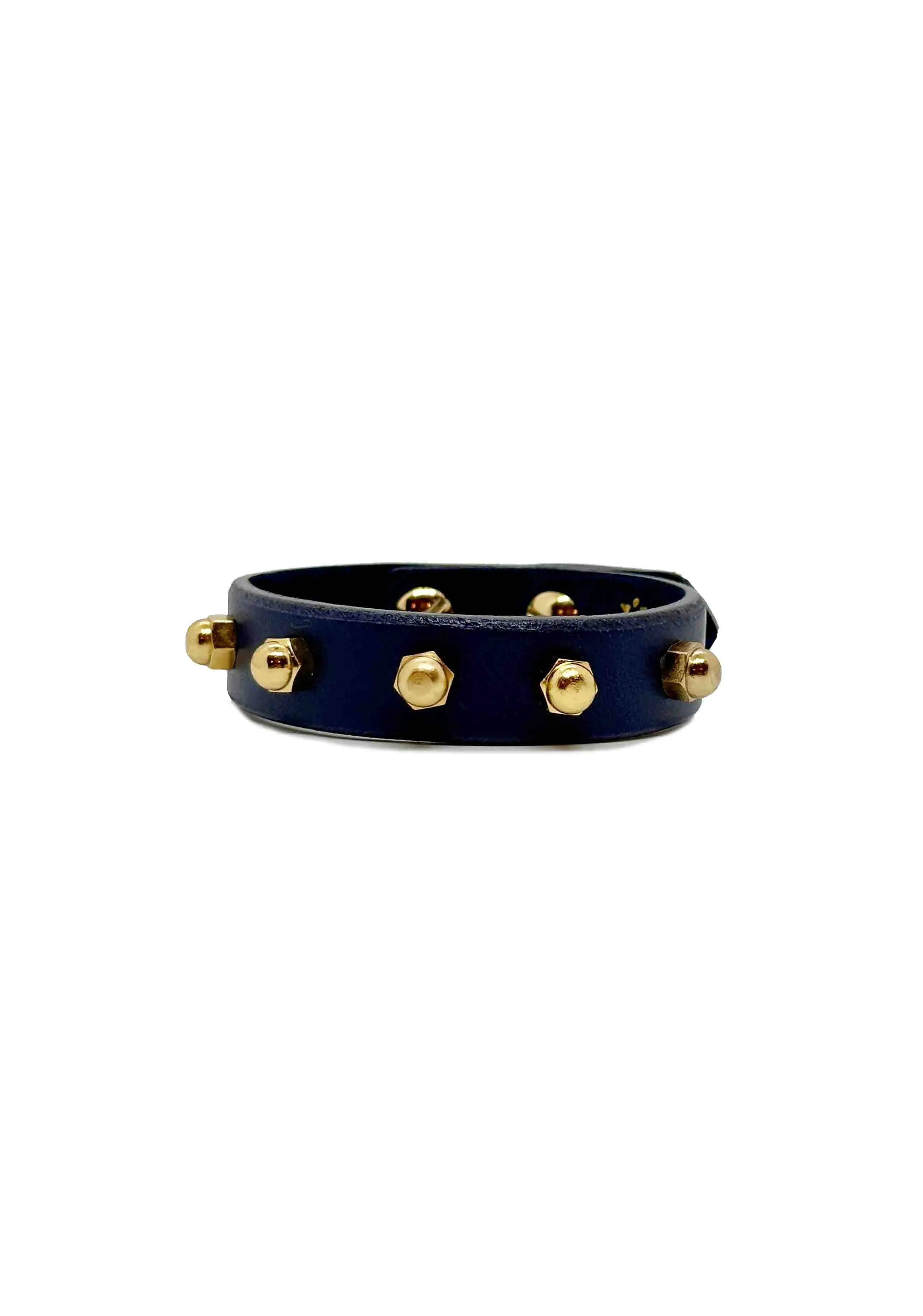 Stacking Stud Bracelet, Navy
