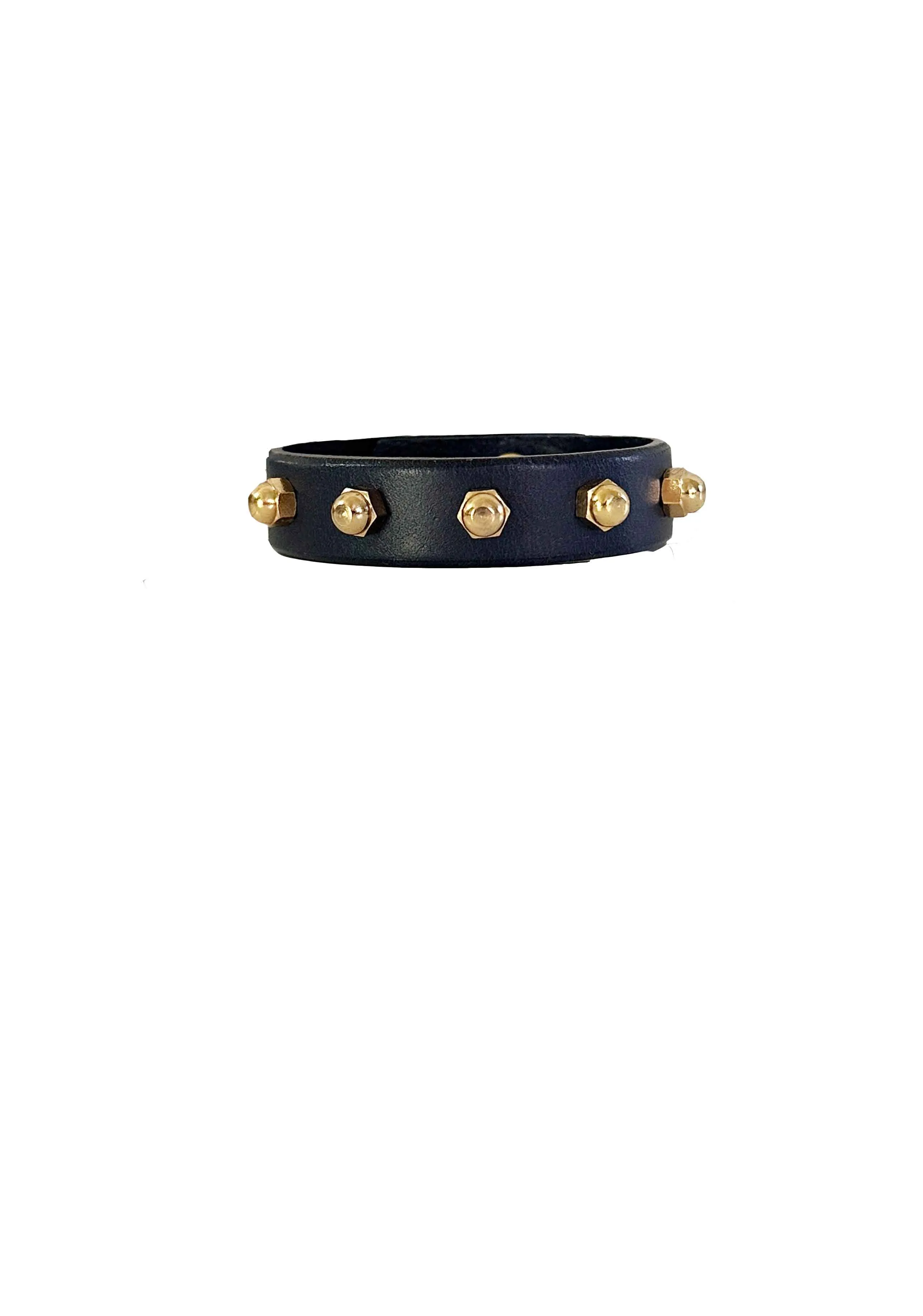 Stacking Stud Bracelet, Navy