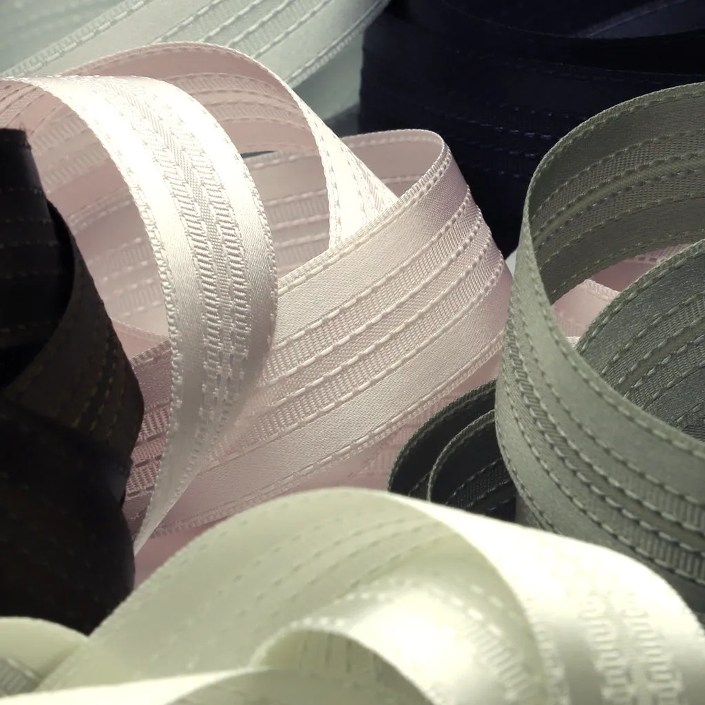 Stripe Satin Ribbon #27 Antique Gold