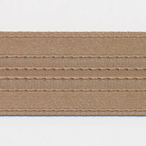 Stripe Satin Ribbon #27 Antique Gold
