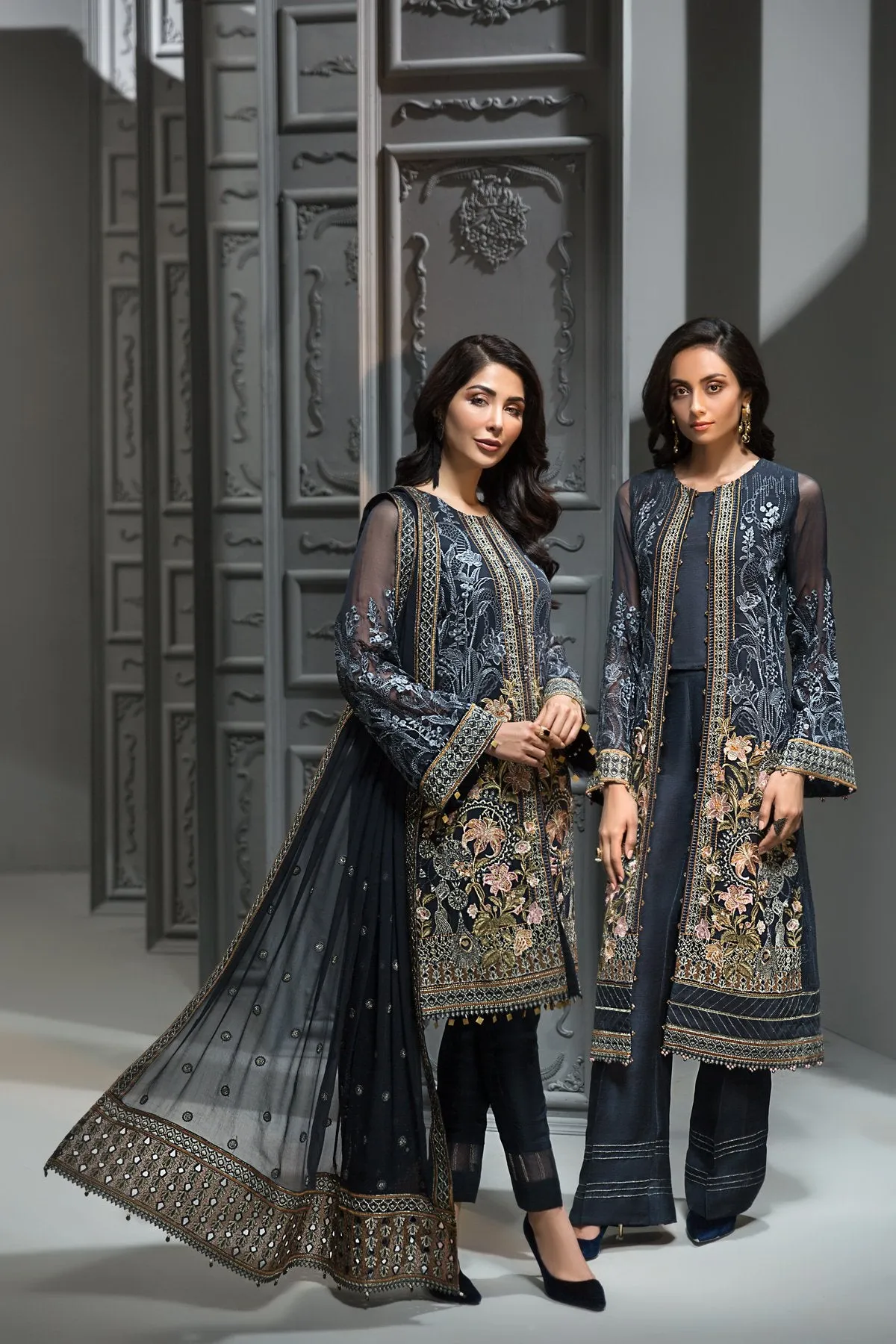 Stylish Pakistani Chiffon Designer Dress for Party #J4352