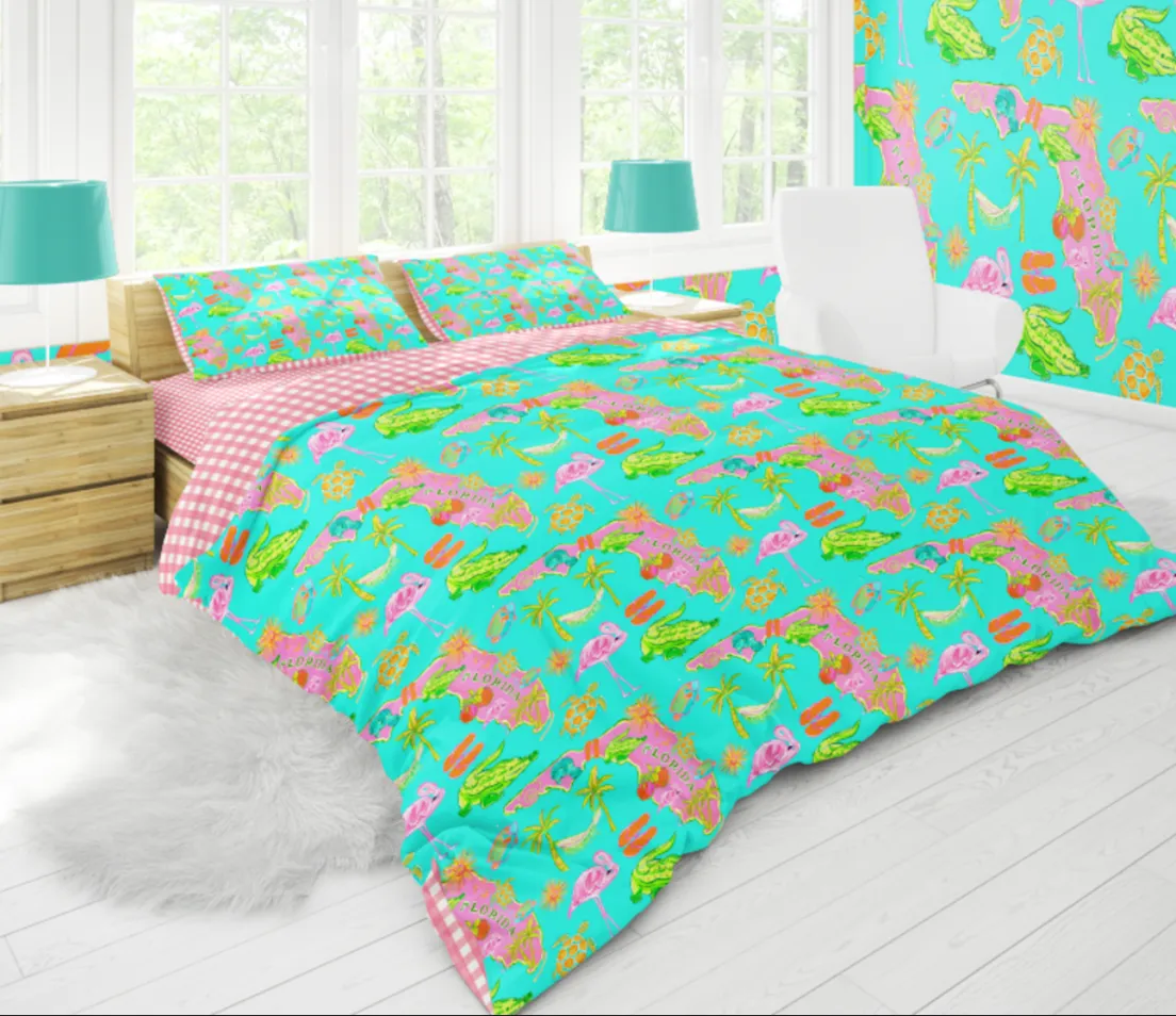 SUGAR SAND DUVET IN SEA