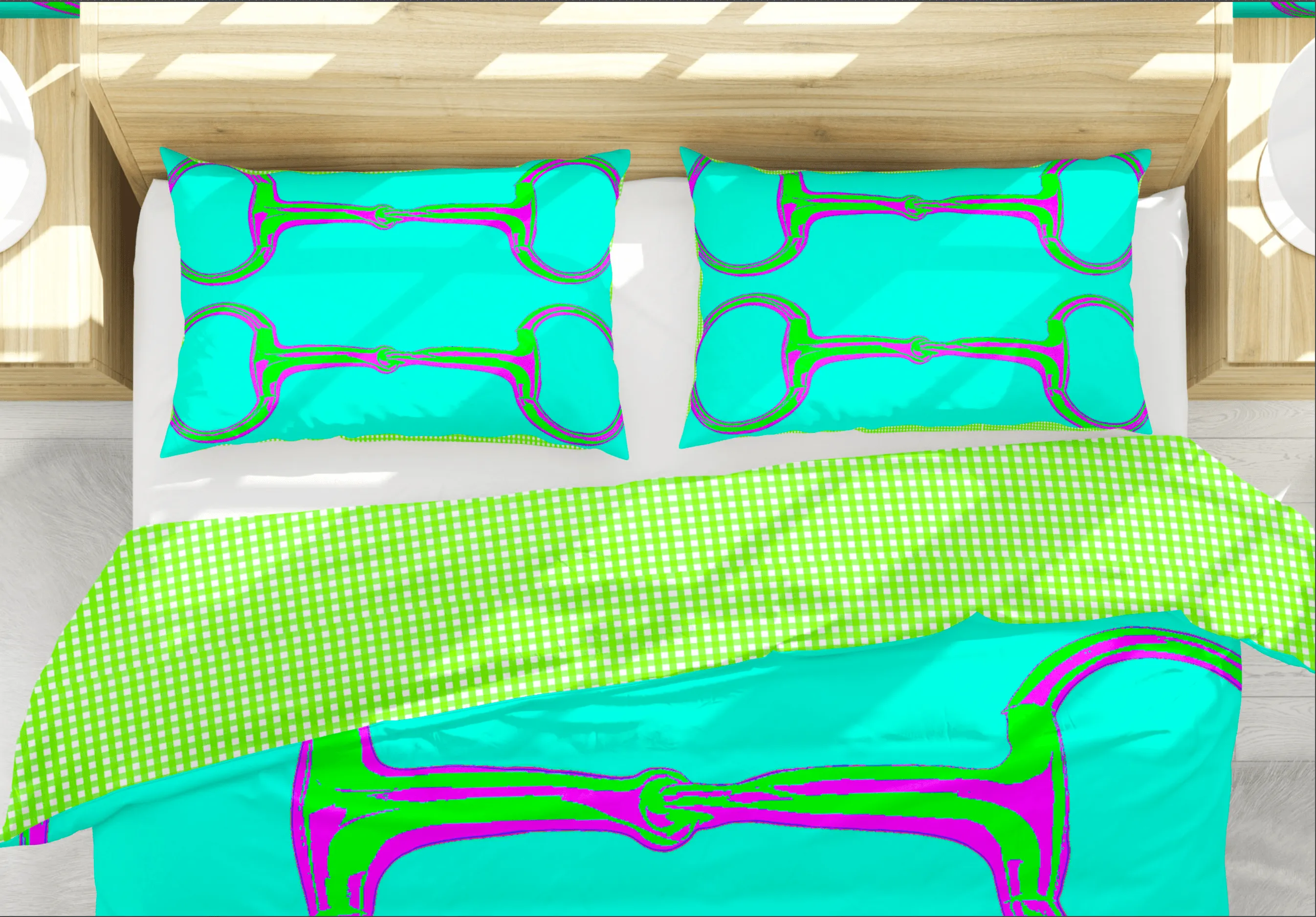 SUMMER SNAFFLES DUVET IN TURQUOISE