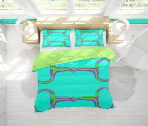 SUMMER SNAFFLES DUVET IN TURQUOISE