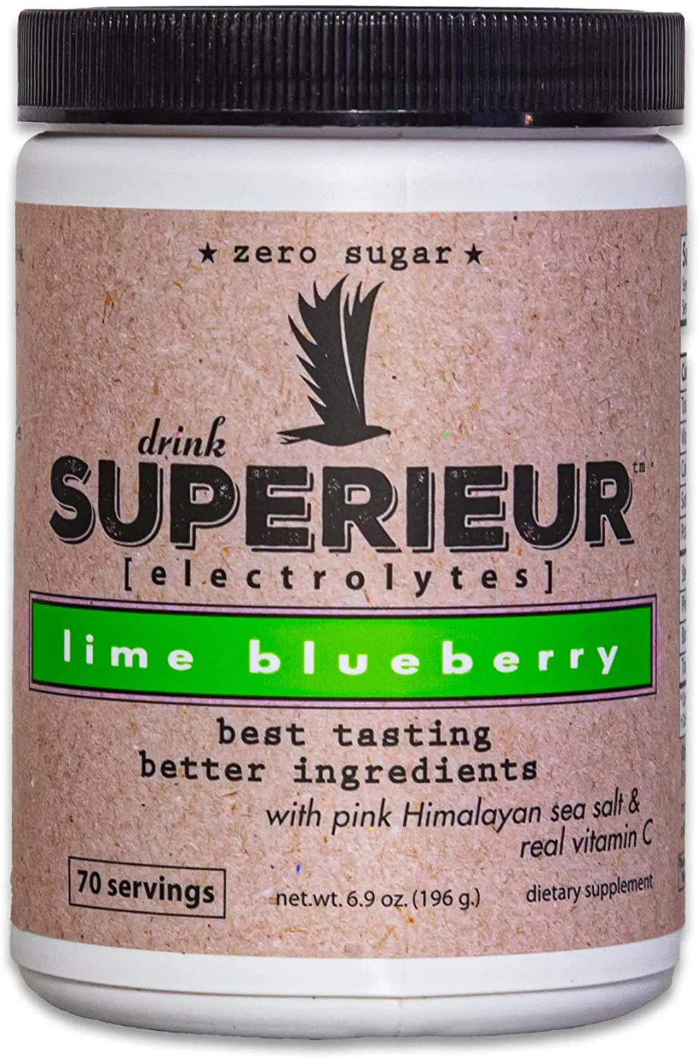Superieur Electrolytes - Lime Blueberry Flavor (Canister)