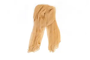 Tan Chiffon Dupatta - Scarf