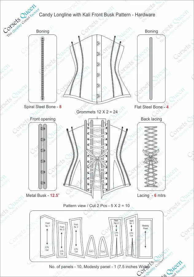 Terry Underbust Corset