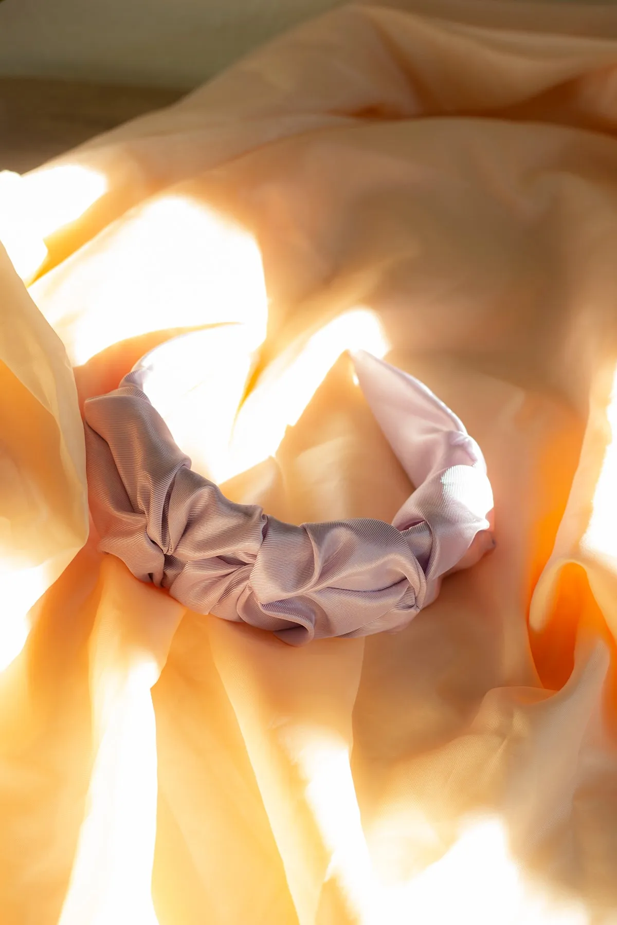 Thick Satin Pintuck Headband