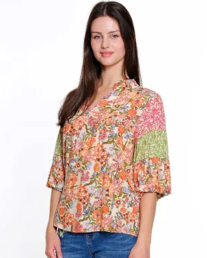 Tiered Sleeve Blouse