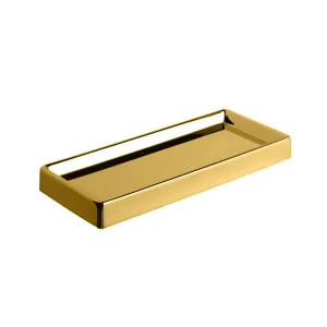 Universal Tray - Free Standing - 10" Brass/Satin Gold