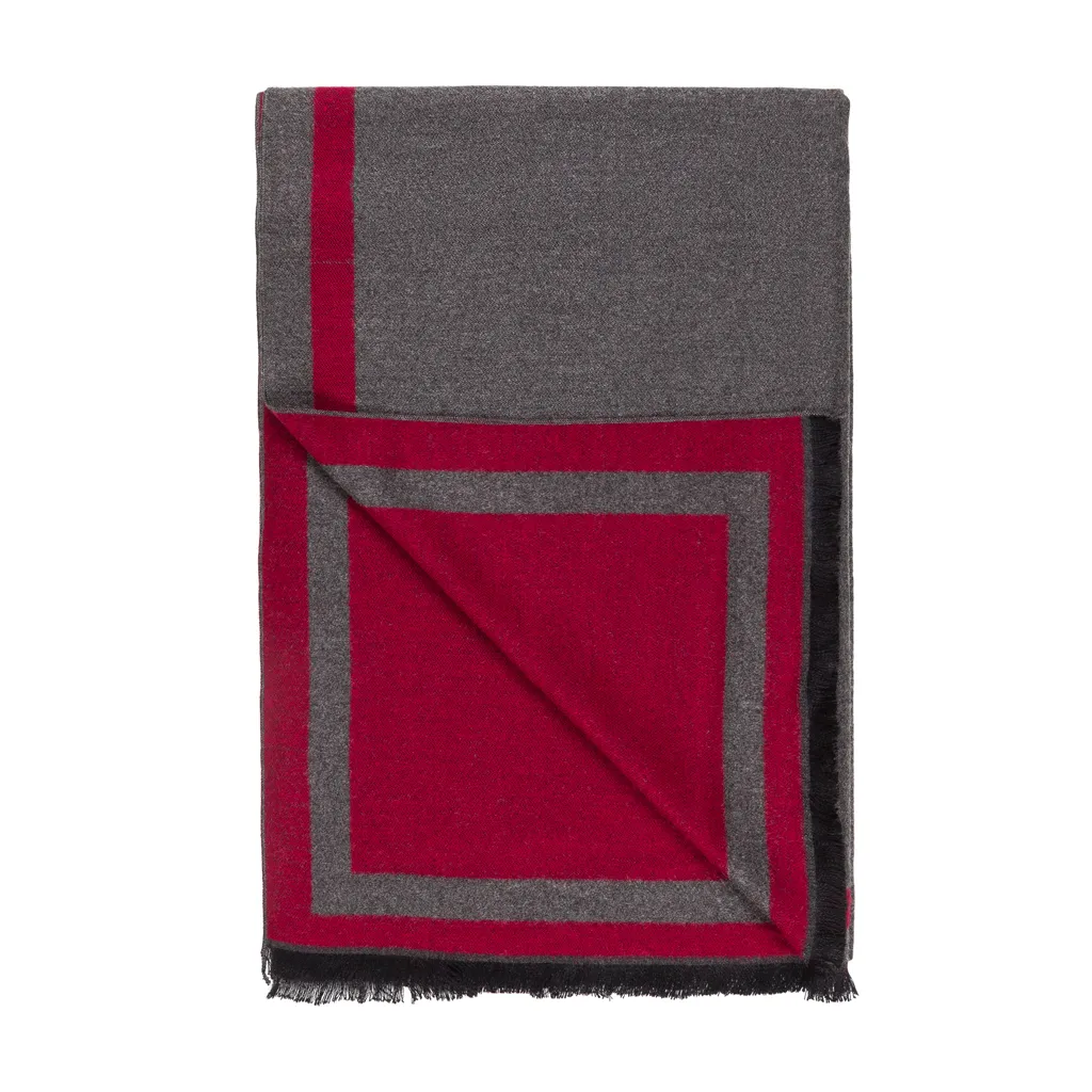Viscose Men Scarves (Red)