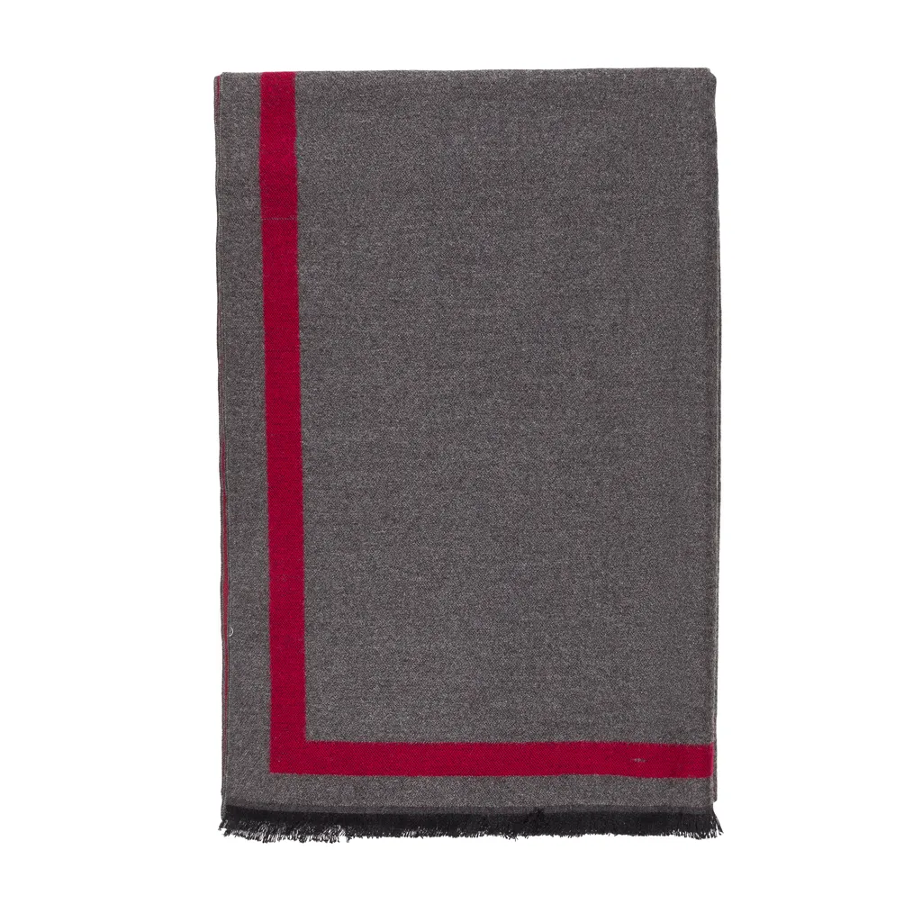 Viscose Men Scarves (Red)