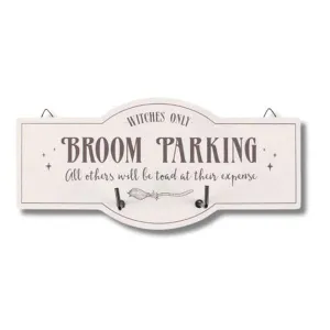 Wall Decor Broom Parking Sign