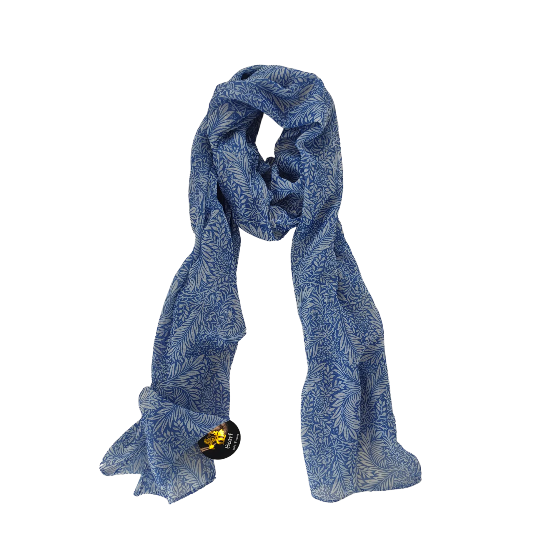 William Morris Scarf - Blue Larkspur