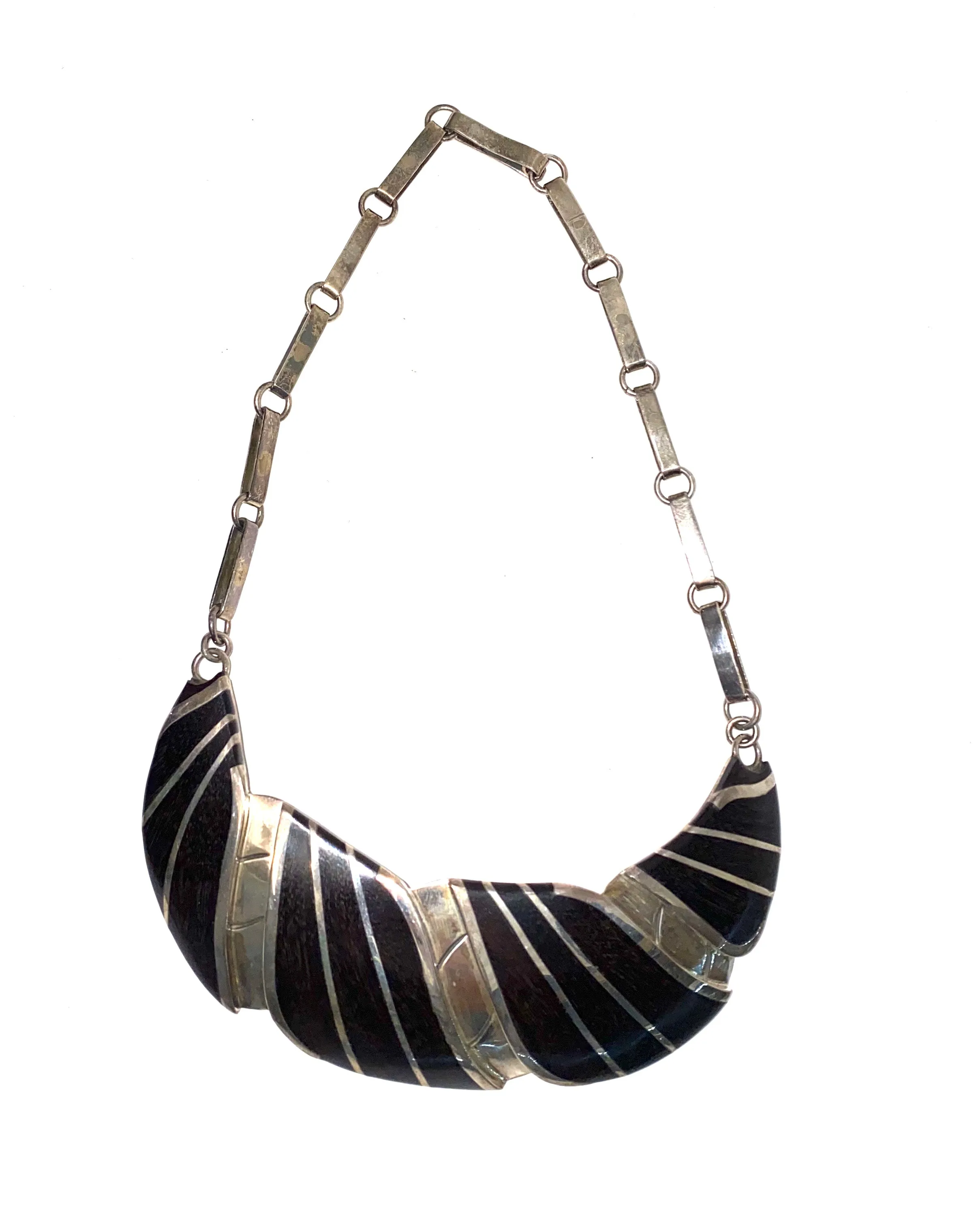 William Spratling (Authorized replica) - Sterling Silver "Croissant" Necklace