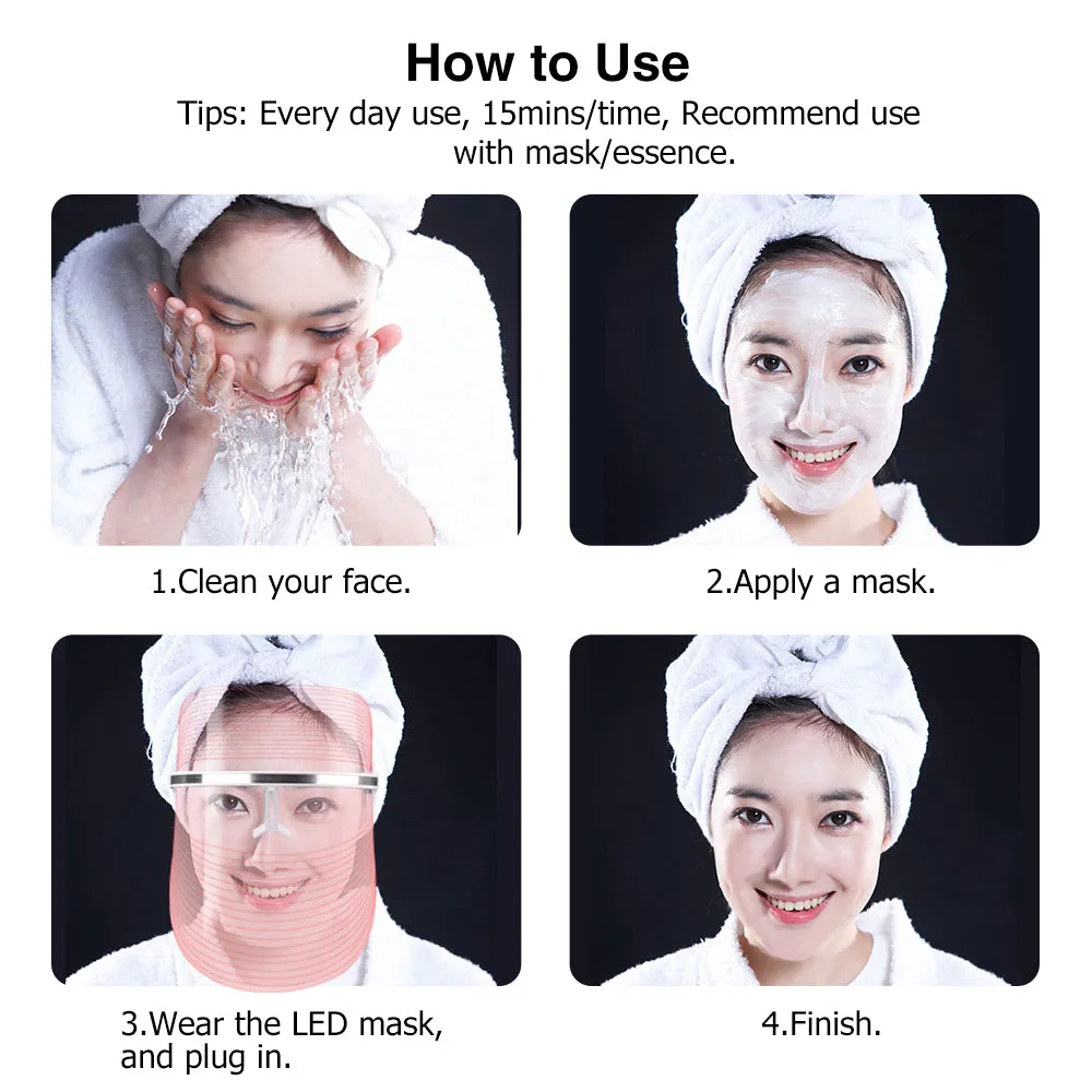 Wireless LED Light Therapy Shield