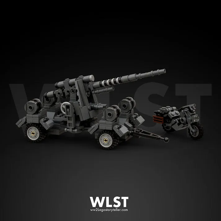 WLST  88mm Flak 36 Gun Brick Model Set