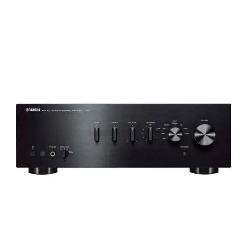 Yamaha 150w x 2 dynamic power @ 6 ohms, frequency response 10H240z - 100kHz  _ 1dB, Damping Factor AS501