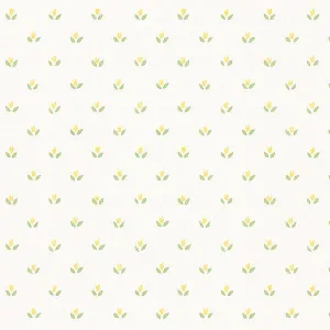 Yellow Green Country Mini Floral Spot FK26950 Wallpaper